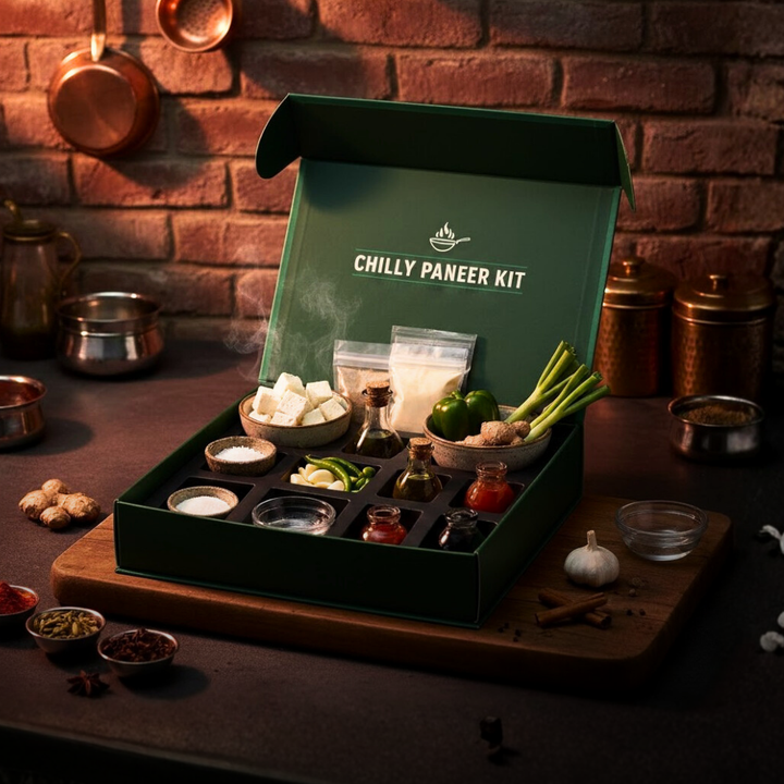 DIY Ready to Cook Kit - Chilly Paneer