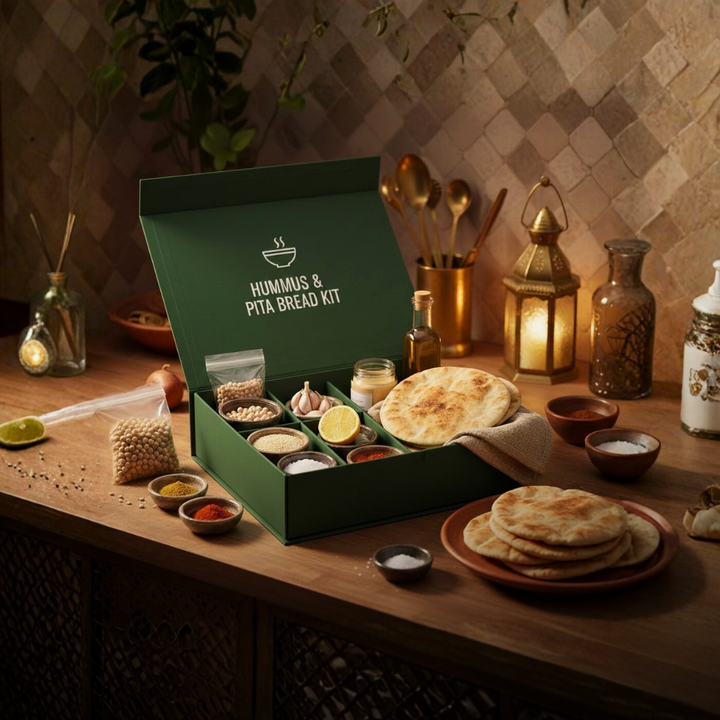 DIY Ready to Cook Kit - Hummus & Pita Bread